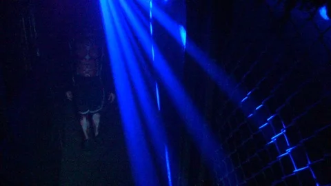 Halloween Creature Lights Stock Footage 112671197