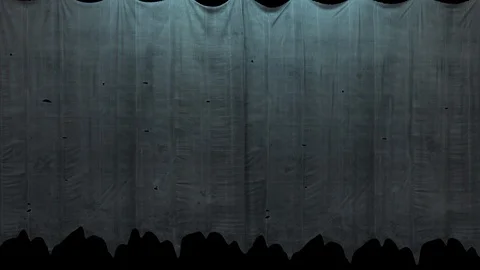 Halloween Curtain Background Stock Footage 100544600