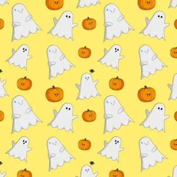 Halloween cute pattern 스톡 일러스트