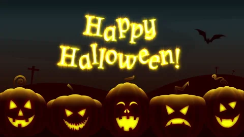 Halloween Dancing Pumpkins Stock Footage 140290327