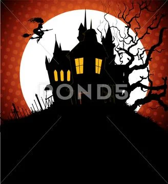 Halloween dark back Stock Illustration