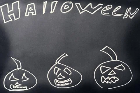 Halloween dark background Stock Photos