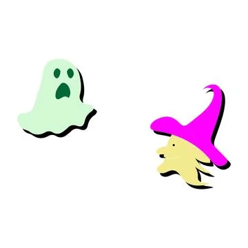 Halloween day element background vector Illustrazione stock