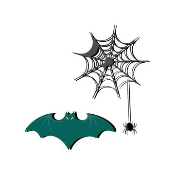 Halloween day element background vector Stock Illustration