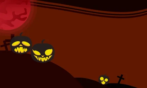 Halloween day theme background animation Stock Footage 240067904