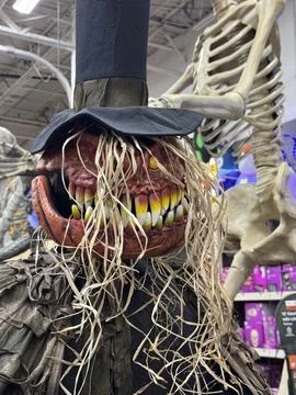 Halloween decor display Stock Photos