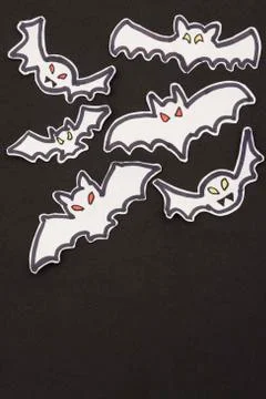 Halloween decorations bats Stock Illustration