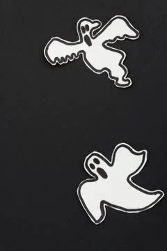 Halloween decorations ghost Stock Photos