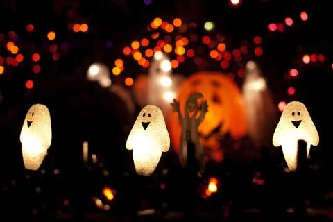 Halloween decorations Stock Photos