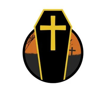 Halloween design elements, labels, banners, signs Illustrazione stock