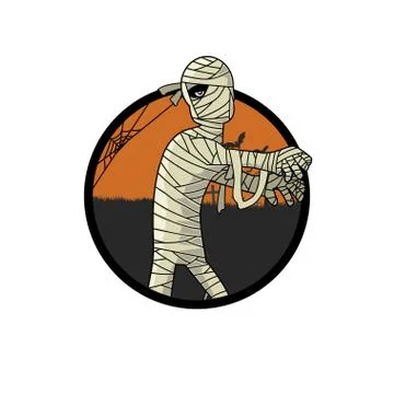 Halloween design elements, labels, banners, signs Illustrazione stock