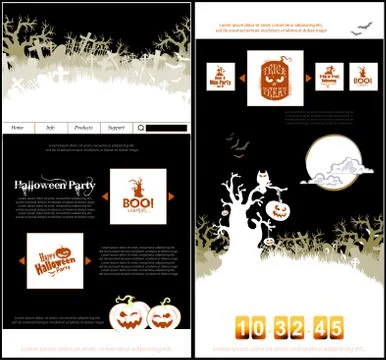 Halloween design Stock Illustration