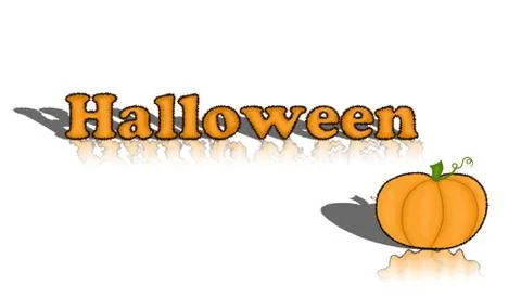 Halloween design with pumpkin Illustration