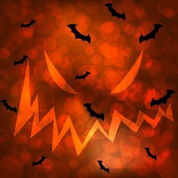 Halloween desktop backgrounds Stock Illustration
