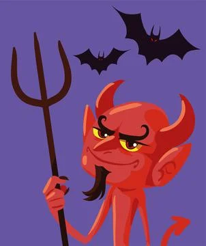 Halloween devil character Stock Illustration