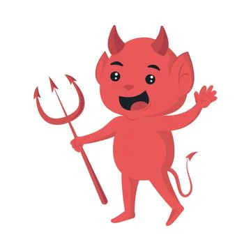 Halloween devil costume Stock Illustration