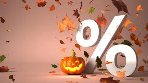 Halloween Discount Stock Illustration