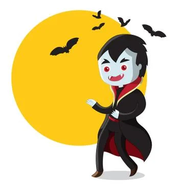 Halloween Dracula Stock Illustration