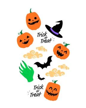 Halloween element design. Vector illustration Stock Illustration