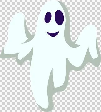 Halloween element illustration with ghost shape. Stock Illustration