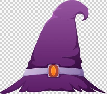 Halloween element illustration with witch hat. Stock Illustration
