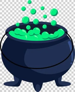 Halloween element illustration with witch magic poison. Stock Illustration
