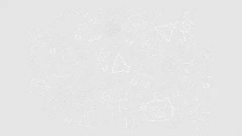 Halloween elements backgrounds motion graphics video transparent background w Video stock 216449540