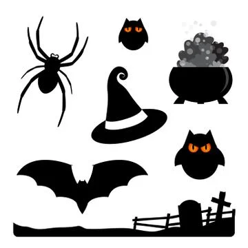 Halloween elements Stock Illustration