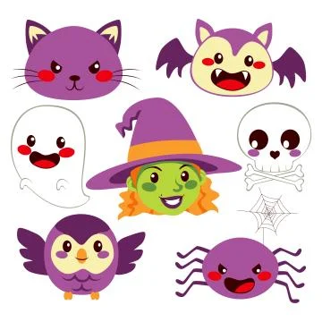 Halloween Elements Stock Illustration