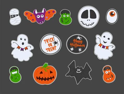 Halloween elements  Stock Illustration