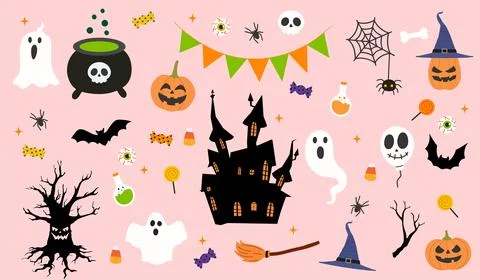 Halloween elements Stock Illustration