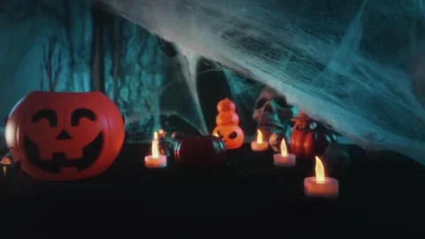 Halloween Environment Stock Footage 319504045