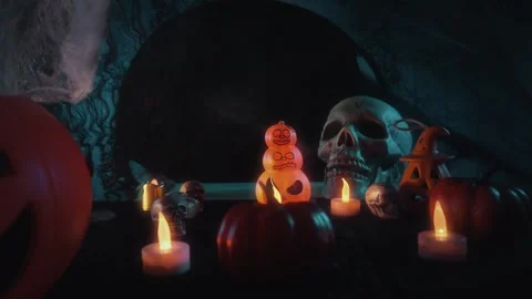 Halloween Environment Stock Footage 319504050