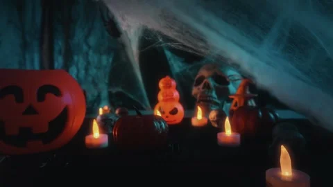 Halloween Environment Stock Footage 319504053