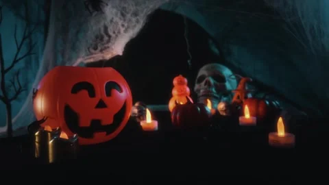 Halloween Environment Stock Footage 319504056