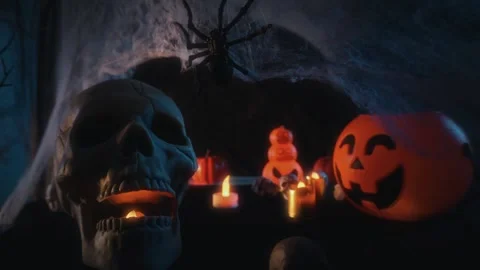 Halloween Environment Stock Footage 319504089