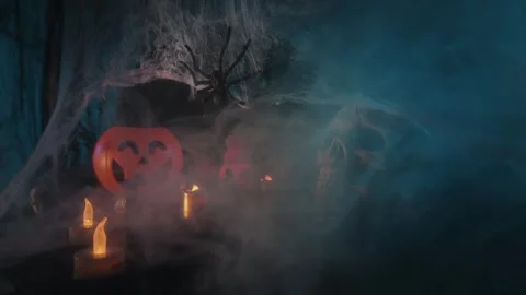 Halloween Environment Stock Footage 319504091