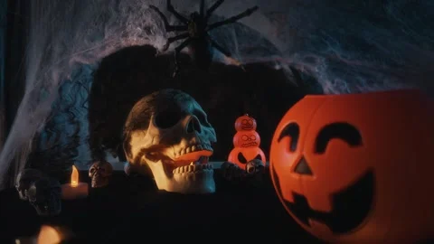 Halloween Environment Stock Footage 319504097
