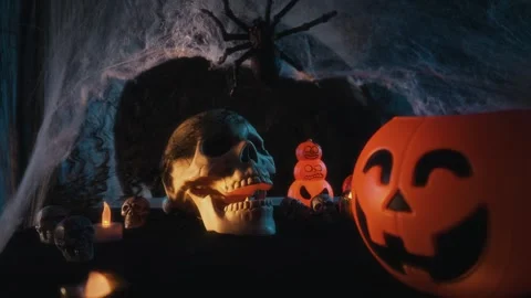 Halloween Environment Stock Footage 319504099