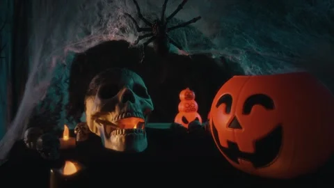 Halloween Environment Stock Footage 319504101