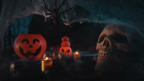 Halloween Environment Stock Footage 319504110