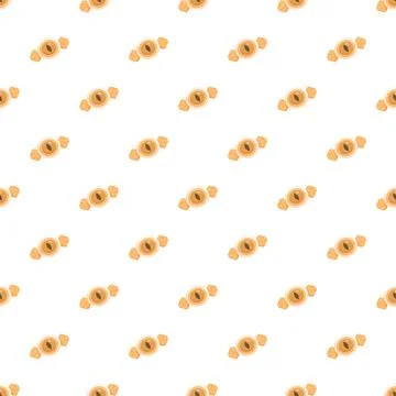 Halloween eyeball candy pattern creating a scary background Stock Illustration
