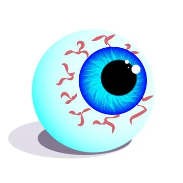 Halloween eyeball Stock Illustration
