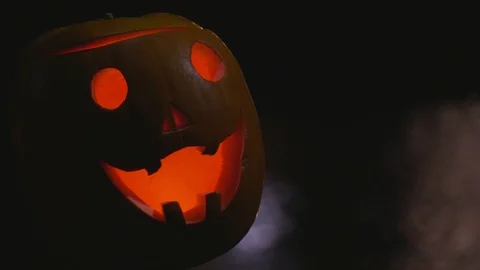 Halloween face Background Stock Footage 97486645