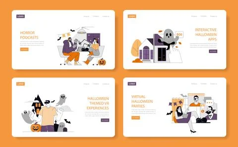 Halloween. Flat Vector Illustration 库存插图