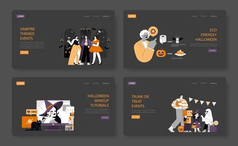 Halloween. Flat Vector Illustration Stock Illustration