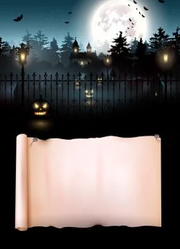 Halloween flyer Stock Illustration