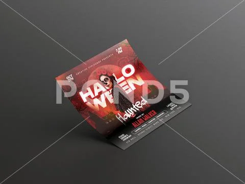 Halloween Flyer Template Modello PSD