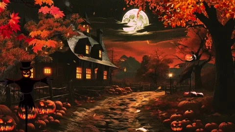 Halloween Stock Footage 254187035