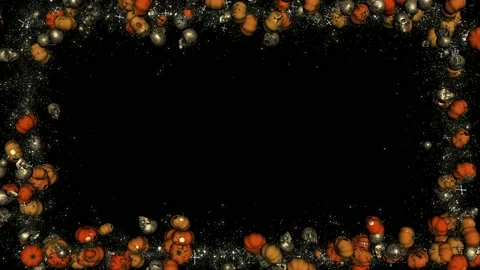 Halloween Frame Stock Footage 140535460